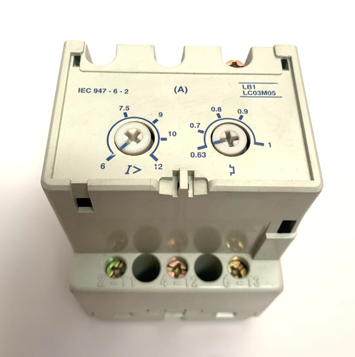Relé de sobrecarga Telemecanique LB1 LC03M05 nuevo - Imagen 1 de 3