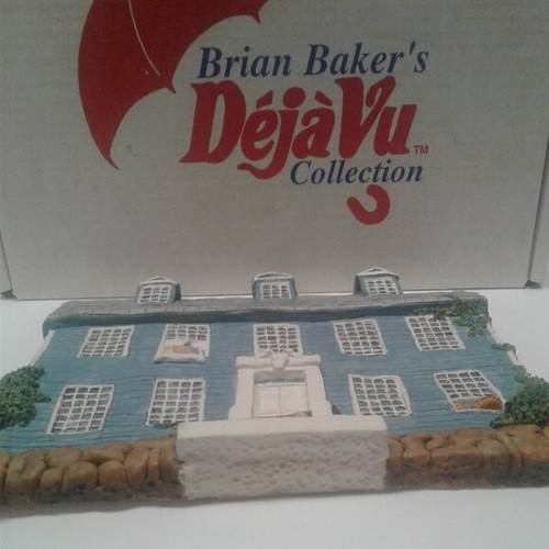 Brian Baker Deja Vu Collection 1510 Kolonialhaus blau Wanddeko Plakette - Bild 3 von 13