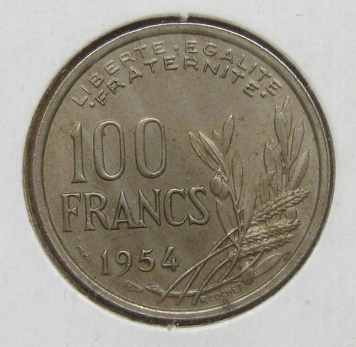 Frankreich 100 Francs KM# 919.2 Bj 1954 ansehen - Bild 1 von 2