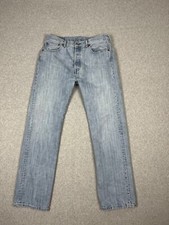 Vintage Levis Original 501 Jeans Mens 32x31 Blue Denim Button Fly Made USA