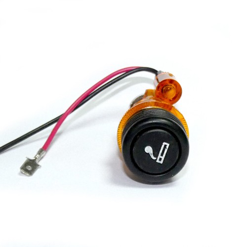 12V Amber/ Orange Cigarette Lighter & Socket For AUDI A2 A3 A4 A6 80 100 200 NEW - Picture 8 of 10