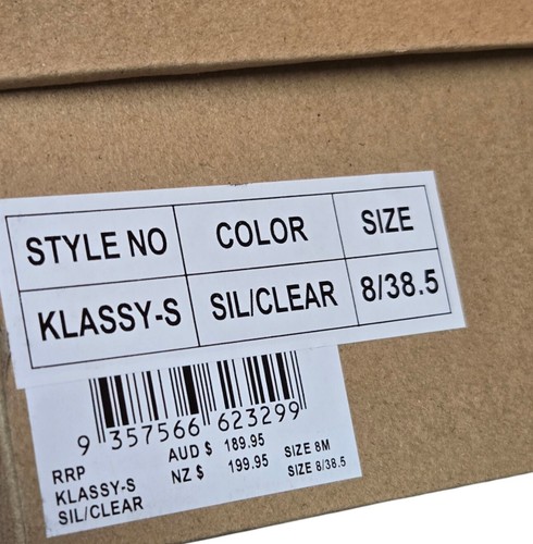 Steve Madden Klassy-S Womens High Heel Shoes Silver/Clear 38.5 EU, 8 US, 6 UK 👌 - Picture 10 of 11