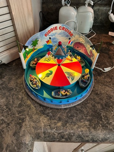 Lemax Kiddie Cruise Ride #64490 Carnival Village Animated mit Licht & Sound Neu in OVP