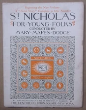 1901 ST NICHOLAS Magazine~LAFAYETTE STATUE/PARIS~Bartlett~FOOTBALL~Soccer~FAIR