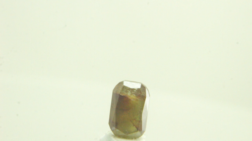 1.01Cts Honey Yellow Color Cushion Shape Rose Cut Diamond 6.53x4.32x3.31 MM - Video 1 of 1