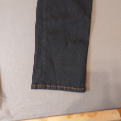 NWT Tommy Hilfiger Men's Jeans 38x30 Stretch Straight Black Dark Wash - Picture 2 of 14