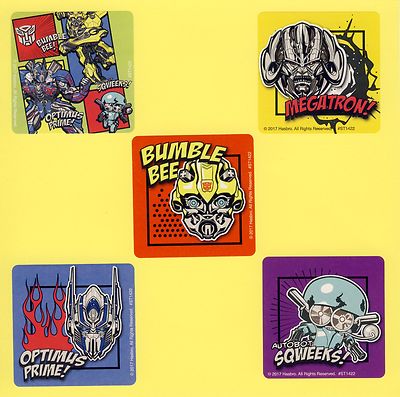 Personalised Transformers Optimus Prime Birthday Stickers Party Thank You-N405