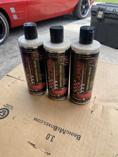 GLARE Ultra 2000 PROFESSIONAL Auto POLISH Wax NOT PESTICIDES 12OZ 3 Bottles Lot - Picture 19 of 20