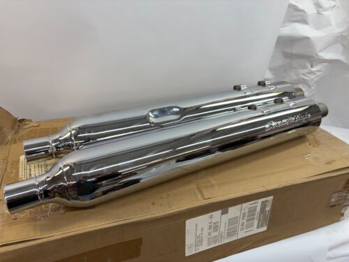 Silenciadores sin cordones Harley Screamin Eagle 64985-07 Touring 96-16 nuevos - Imagen 3 de 6