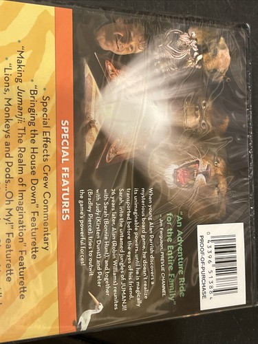 New Jumanji (1995) (Special Edition) (DVD) New Ships Free - Foto 3 di 4