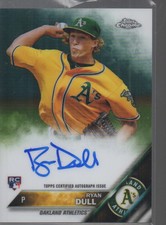 RYAN DULL  2016 TOPPS CHROME AUTO ROOKIE CARD #RA-RD