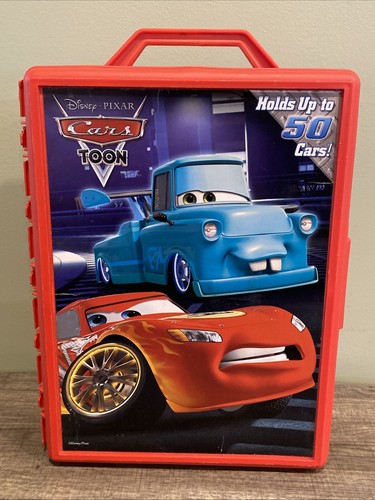 Disney Pixar Cars Movie Toon 50 Car Carrying Case HTF