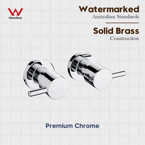 Decaura Brass Shower Taps Tapware Mixer Tap Brushed Gold/Black/Gunmetal/Nickel - Picture 54 of 124