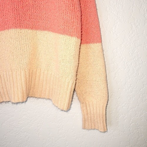 Maglione maglia American Eagle rosa colorblock taglia XS - Foto 3 di 6