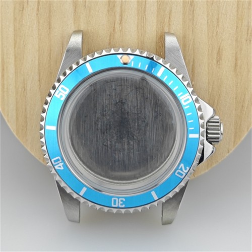 39.5mm Flat Mirror Glass Stainless Steel Case For NH35 NH36 Mechanical Movement - Picture 10 of 20