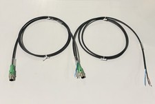 *2 QTY* Phoenix Contact SAC-4P-MS 1.5-PUR SCO 1518805 1.5m M12 Actuator Cable