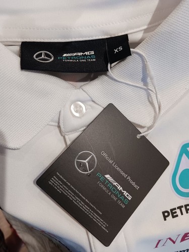 MERCEDES-AMG - Véritable Polo Petronas Motorsport Set Up Formule 1 blanc XS - Picture 3 of 3