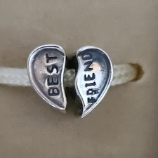 CHAMILIA STERLING CHARM BEADS ~YOUR CHOICE~ Retired FRIENDS FAMILY TRAVEL LOVE