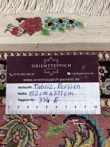 ✔ Tabriz | 152 x 211 | Handgeknüpft | Orientteppich | Carpet | Rug ‼️ - Bild 12 von 12