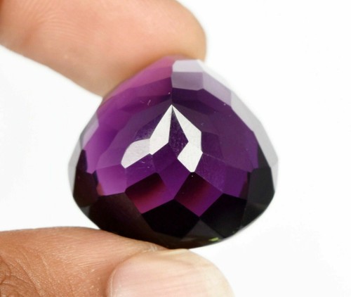 Violet Amethyst 14.60 Ct. Pear Cut Faceted Loose Gemstone for Ring & Pendant - Picture 4 of 5
