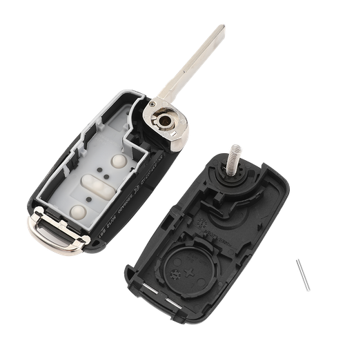 2x alloggiamento chiave pieghevole di ricambio per VW MK6 Golf VI Jetta IV Polo Touran T5 Ibyc - Foto 13 di 13