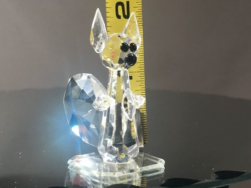 Kleine Eichhörnchenfigur aus geschliffenem Kristall - Bild 10 von 10