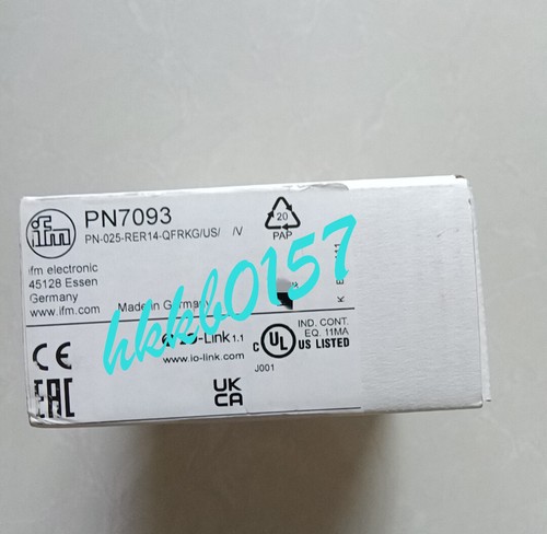 PN7093 IFM Pressure sensor Brand new Fast delivery DHL/FedEx/blm - Picture 1 of 1