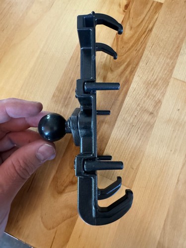 RAM Mounts RAMHOLPD4U Quick-Grip XL Large Phone Holder - Black - Picture 4 of 7