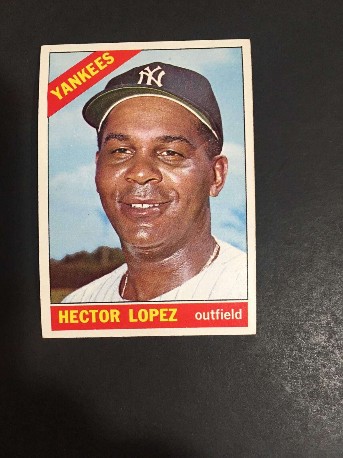 1966 TOPPS HECTOR LOPEZ, #177, NM (Free Shipping On Any 3!)