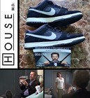 HOUSE MD: (Dr.) Hugh Laurie Nike Sneakers sz12 w/Studio COA