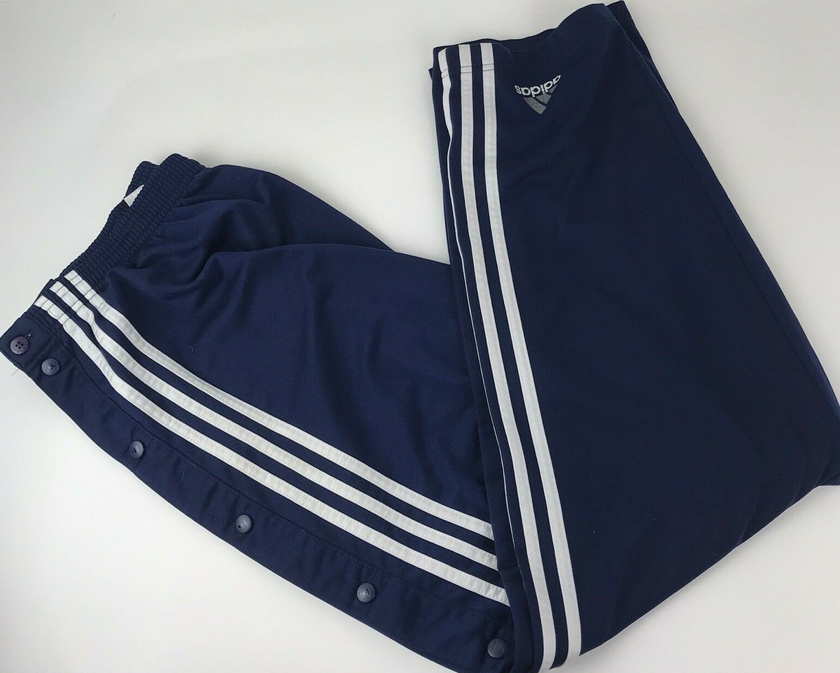 Men's side snap store track pants