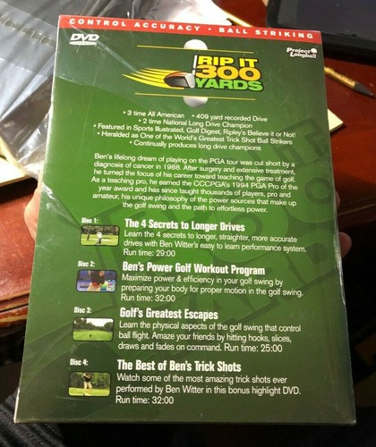 New 'Rip It 300 Yards' DVD Project Longball Golf Training Videos 2006 - Picture 2 of 4