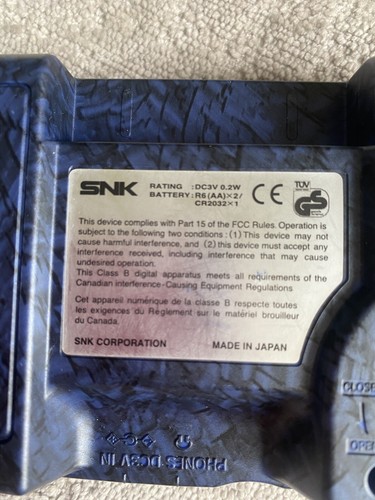 Neo Geo Pocket Colour Console Stone Blue VGC PWO - Picture 10 of 24
