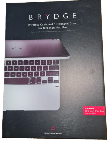 BRYDGE Wireless Keyboard with Trackpad for 12.9" iPad Pro 3rdGen ( sliver )