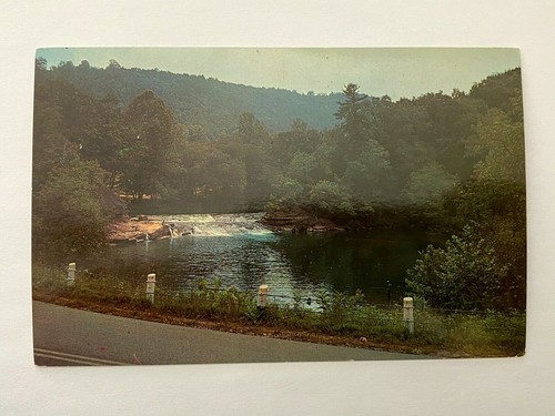 Vintage Post Card UNPOSTED Falls Mills Falls West Virginia Scenic Spot - Imagen 1 de 2