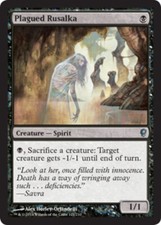 Plagued Rusalka Light Play, English Magic the Gathering MTG Conspiracy