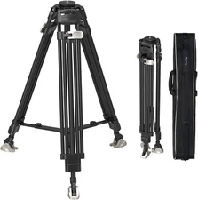 SmallRig FreeBlazer Heavy-Duty Carbon Fiber Tripod w/ bowl base, Max Load 25kg