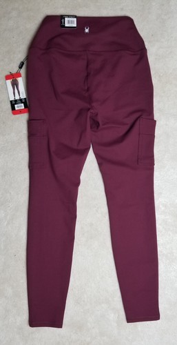 Neu mit Etikett Spyder Leggings M Cargotaschen rot-weinrot "Sangria" NEUWERTIG - Bild 11 von 12