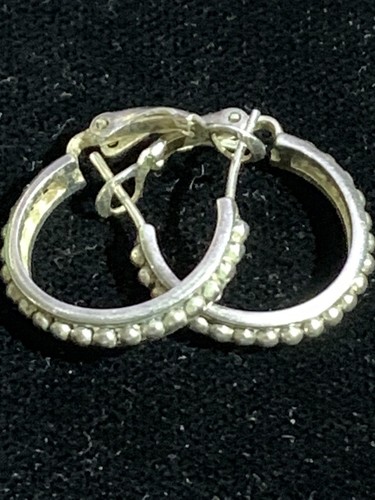 sterling silver earrings hoops