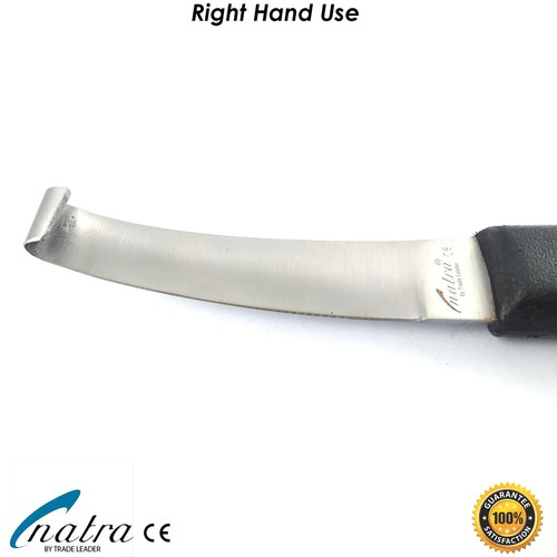 SET of 2 HOOF Knife Plastic handle Horse Claws Knives Equine Veterinary - Picture 6 of 9
