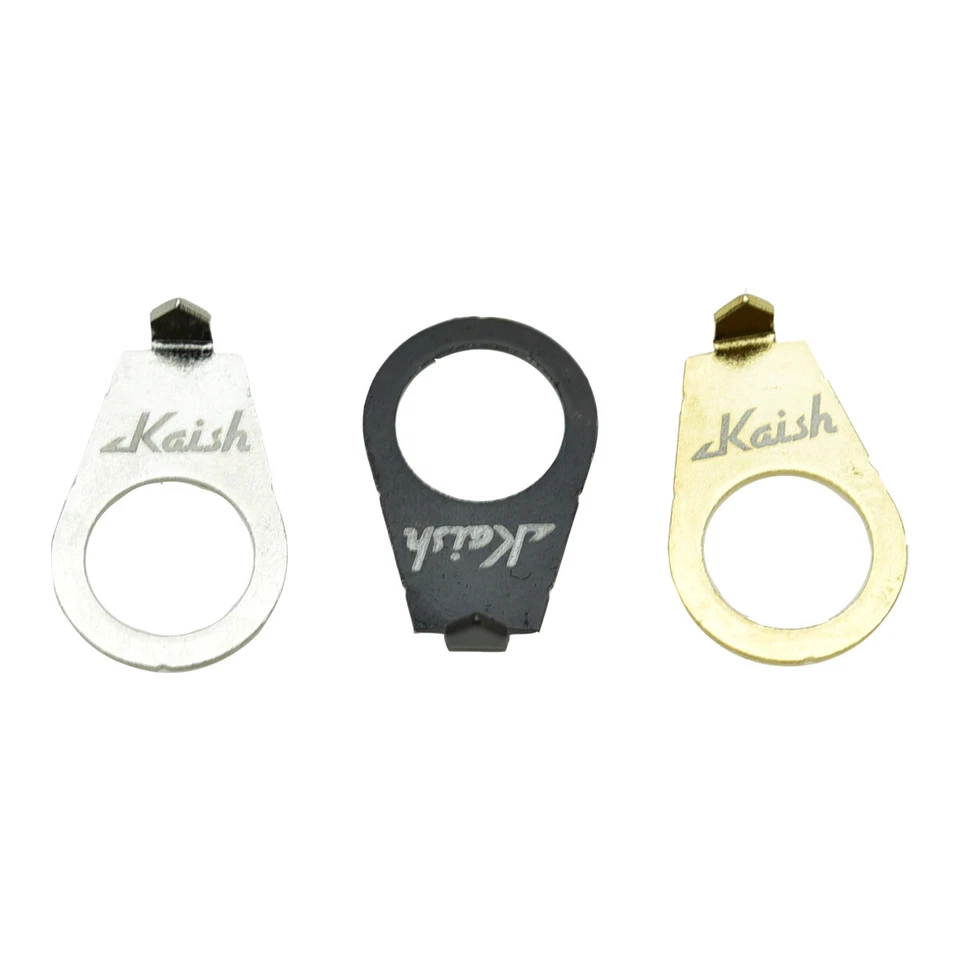 MARKENLOS KAISH 4 piezas NI/BK/GD LP perillas de guitarra placa puntero perilla indicador para Gibson LP