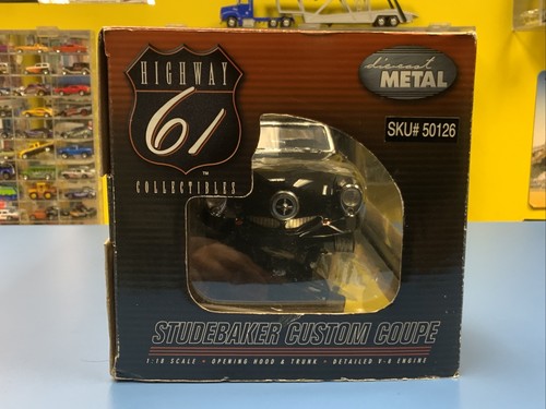 DIE-CAST PROMOTION HIGHWAY 61 STUDEBAKER CUSTOM COUPE "BLACK" “NEW" - Picture 4 of 6