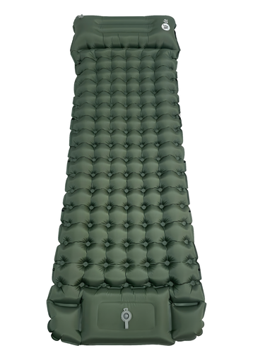 Isomatte selbstaufblasend Camping Luftmatratze Matratze Campingmatte Fußpumpe - Bild 10 von 17