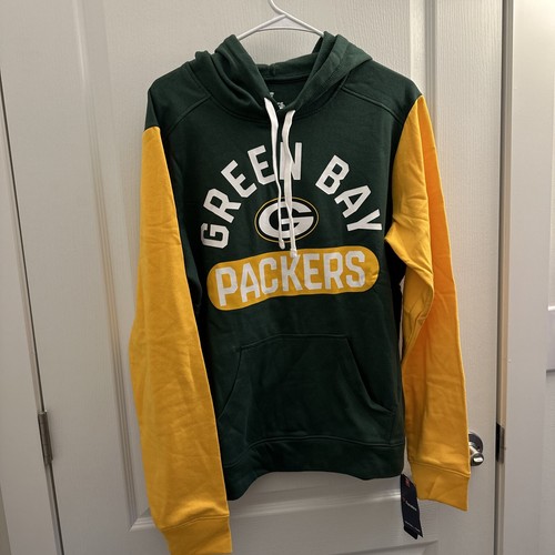 Sudadera con Capucha Verde Punto Extra Marca Green Bay Packers Fanatics M Nueva con Etiquetas - Imagen 1 de 4