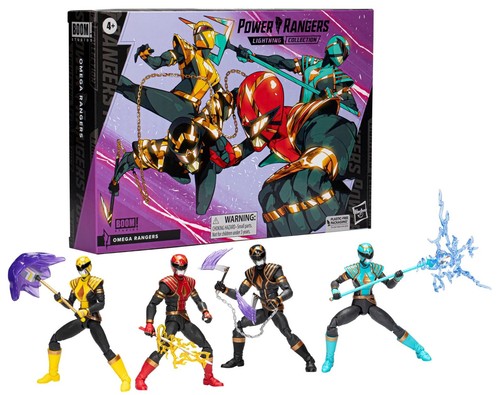 Power Rangers Lightning Collection Omega Con 4 Pack Action Figuren Box DMG Neu - Bild 1 von 24