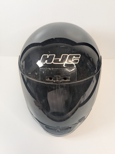 Black HJC Star Checker CL-12 Full Face Motorcycle Helmet Snell M95 DOT Size S - Picture 11 of 19