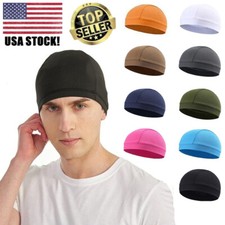 Summer Skull Cap Helmet Liner for Men Motorcycle Hard Hat Liners Cycling Running