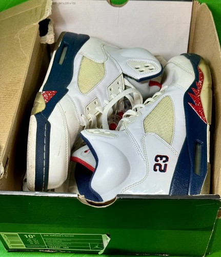 Size 10.5 - Air Jordan 5 Retro Olympic - Picture 4 of 14