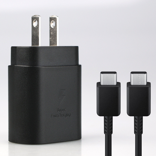 Cargador de pared súper rápido y cable de datos tipo C para Galaxy S20 S21 S22 S23 S10 25 W - Imagen 17 de 23