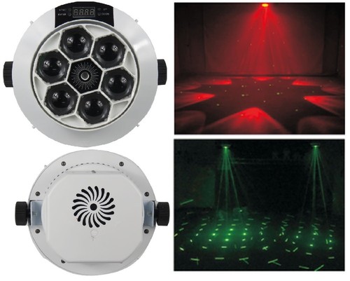 Mini Cabezal Móvil Luz Láser RGBWYP LED Para Discoteca Hogar Fiesta Club Bar Iluminación - Imagen 1 de 12